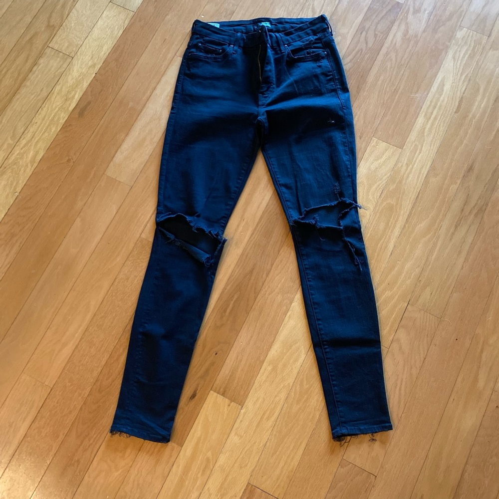 Mother torn skinny jeans